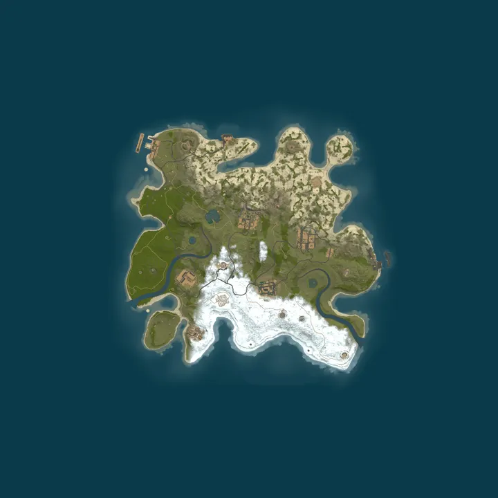 Map of EAZORAQ Rust Server