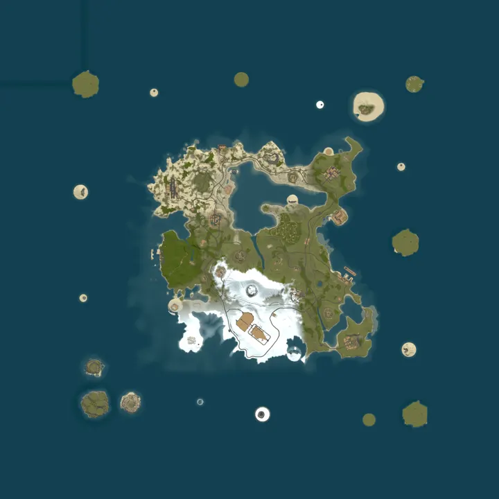 Map of BURN ZOMBIE TESTSERVER