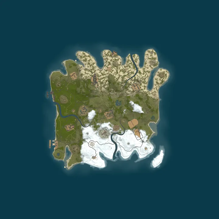 Map of Brianwryms Small Maps PvE Noob Friendly Low Decay/Upkeep