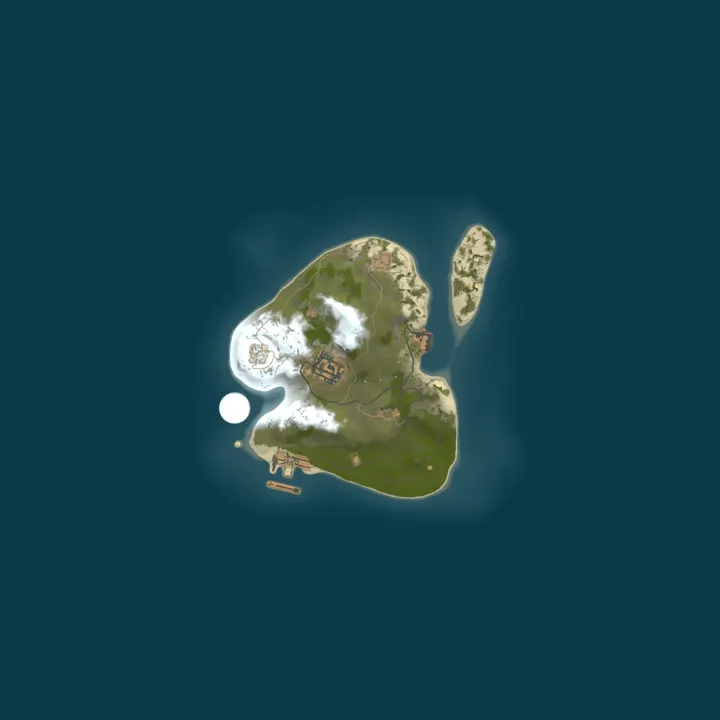 Map of #1 RUBIN RUST | PVP | X100000 | CUSTOM MAP