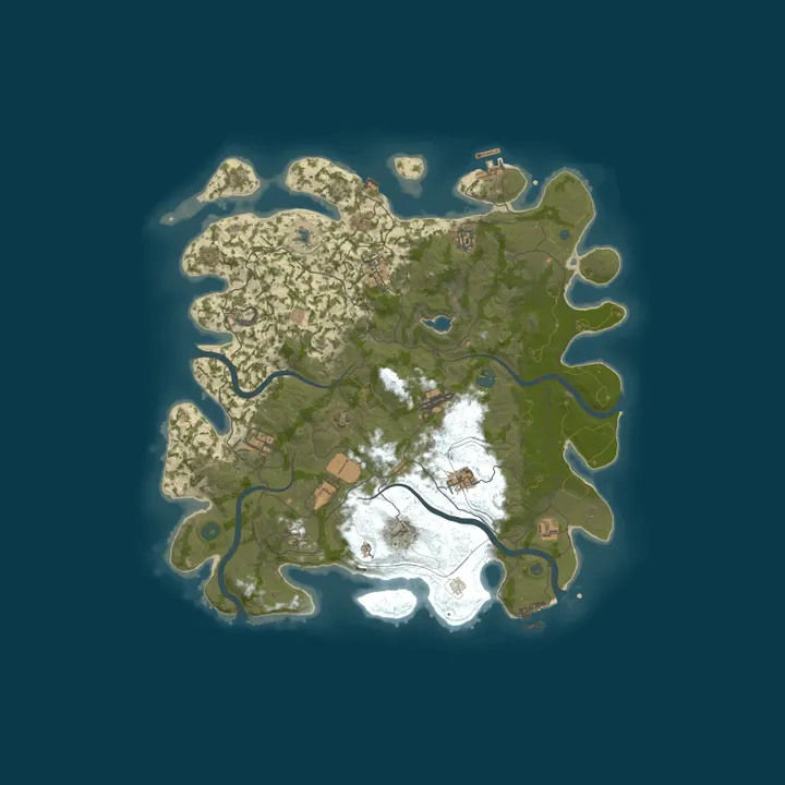 Map of Классика x5 для НОВИЧКОВ |Loot+|BigBoyRust|