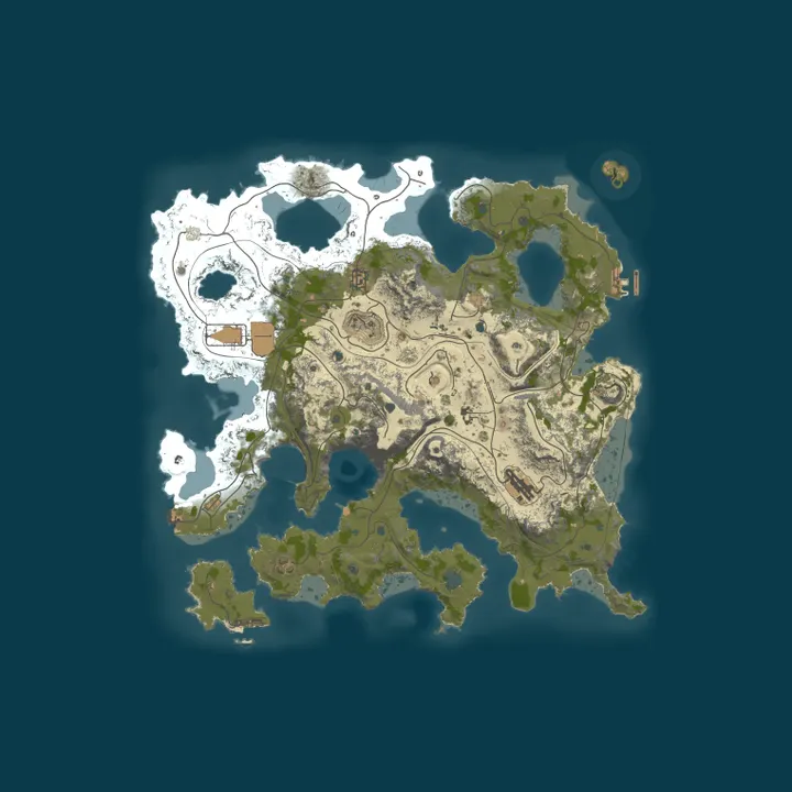 Map of UltimateRust.com - Paradise | Duo | x2 | Custom | 24.10