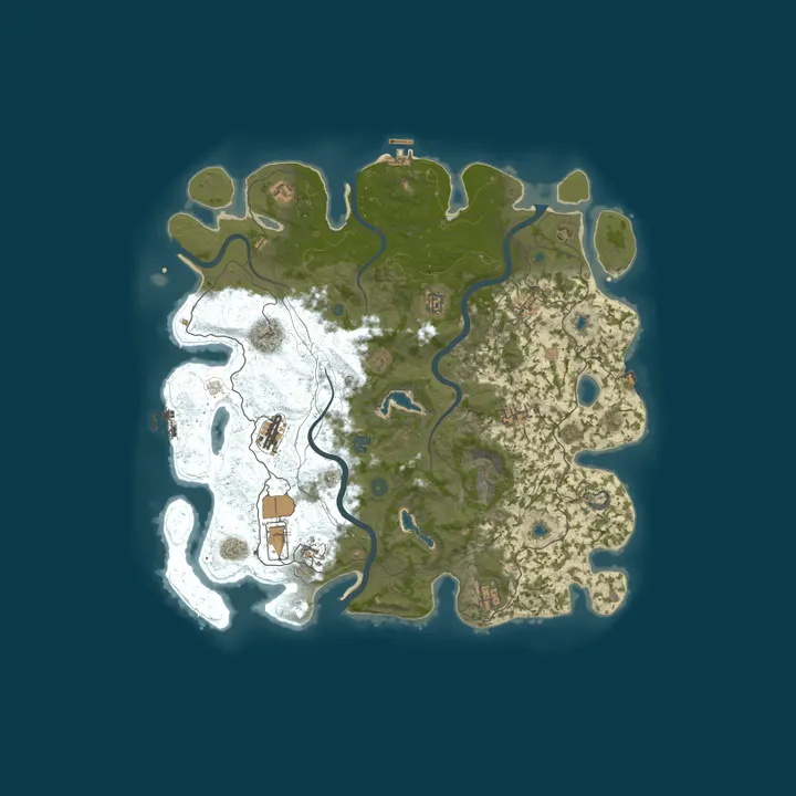 Map of **UK/EU** TGP X10 |KITS|TP|MYMINI|SHOP|RAIDABLE BASES++ 5 LEVEL