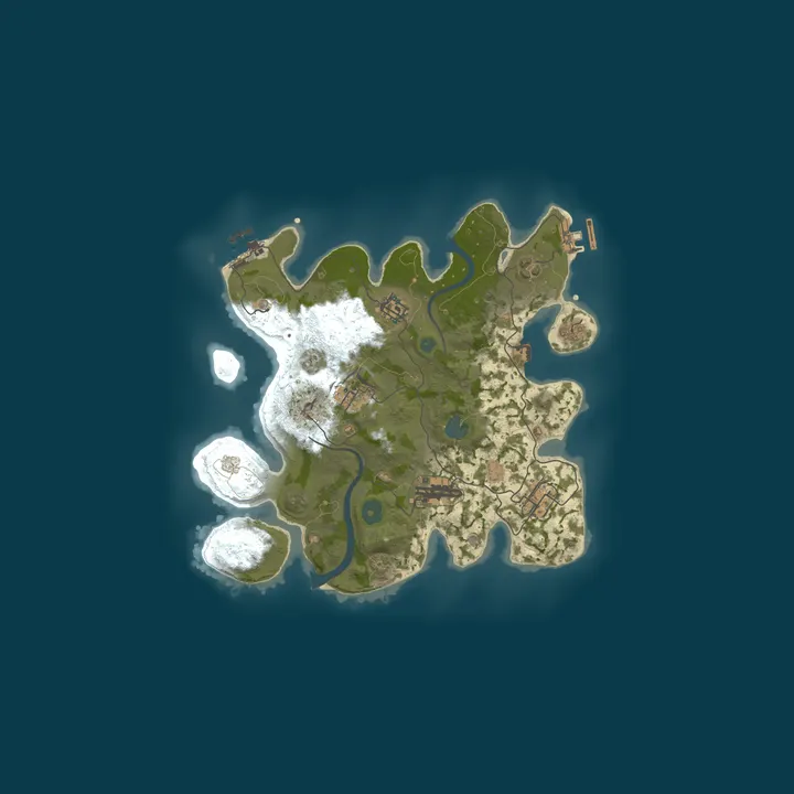 Map of PRIVATE KDN Server PVE|No Raiding