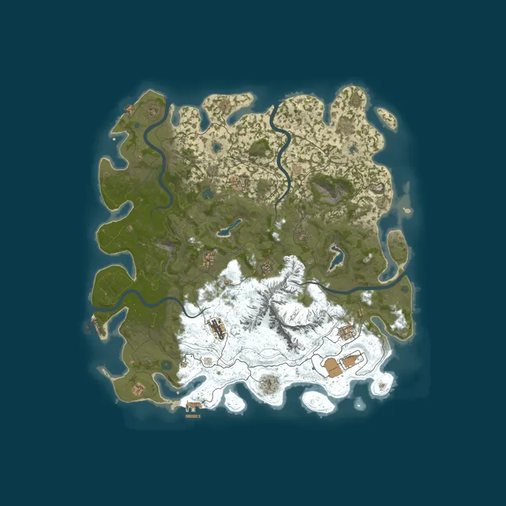 Map of [U.S]OzziGaming Vanilla Solo | Weekly |