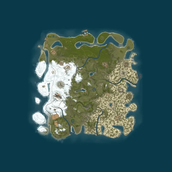 Map of HAVEN RUST | EU HU | VANILLA | MONTHLY