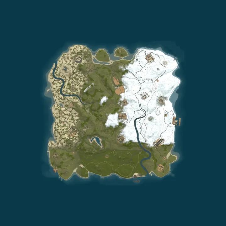Map of EU RENEGADE 3x MONTHLY | Solo Duo Trio Quad | Shop | 50% Upkeep