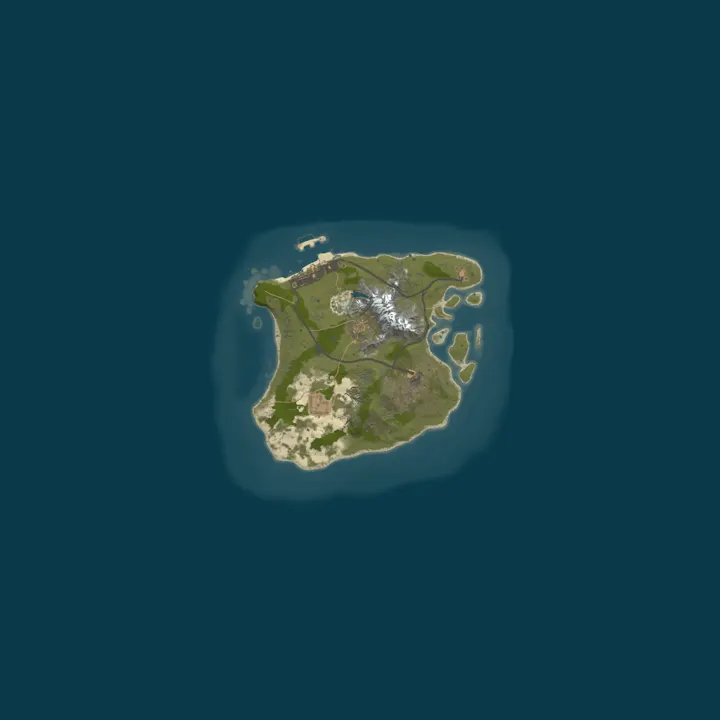 Map of [RC] Chaos 5x | Solo/Duo | NPC Raids | Events | Kits | Loot+ | 