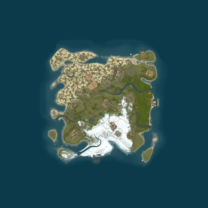 Map of [EU] Rust.io - Main | Классика x2 | 22.10