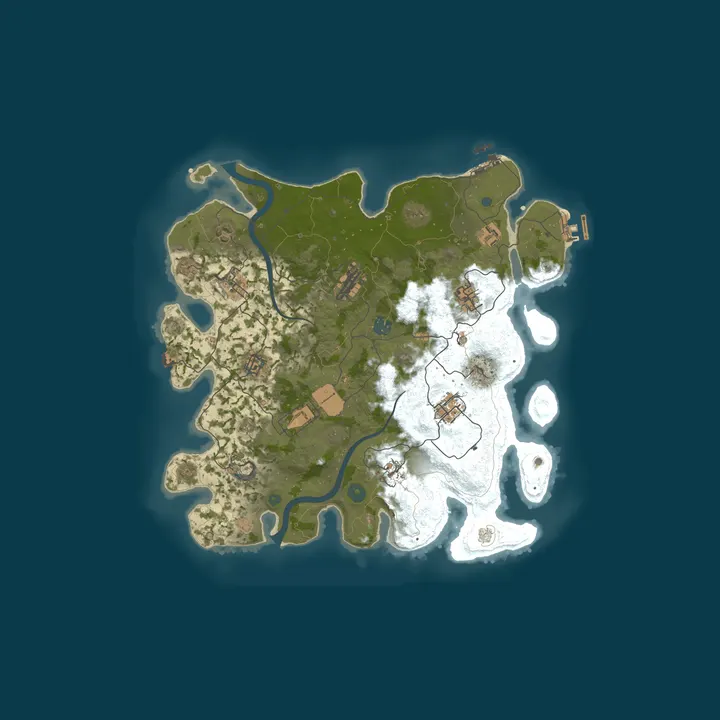 Map of [ESP] BRAVO-LAND 3.0 [PVE]|EVENTOS|COMUNIDAD|