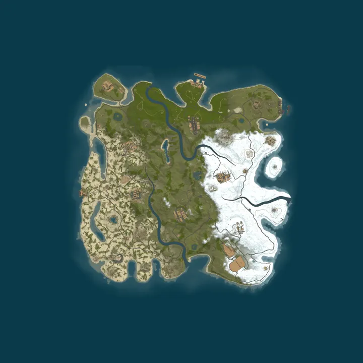 Map of Tequila's Rust Server