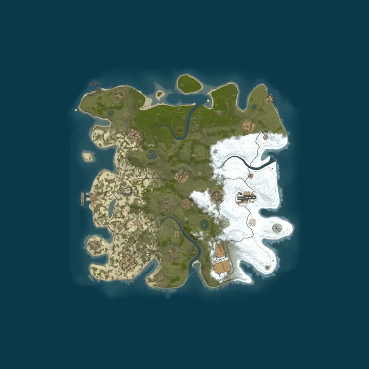 Map of Rustarific | 5x | Quad | Kit s| Loot+ | Fresh Wiped