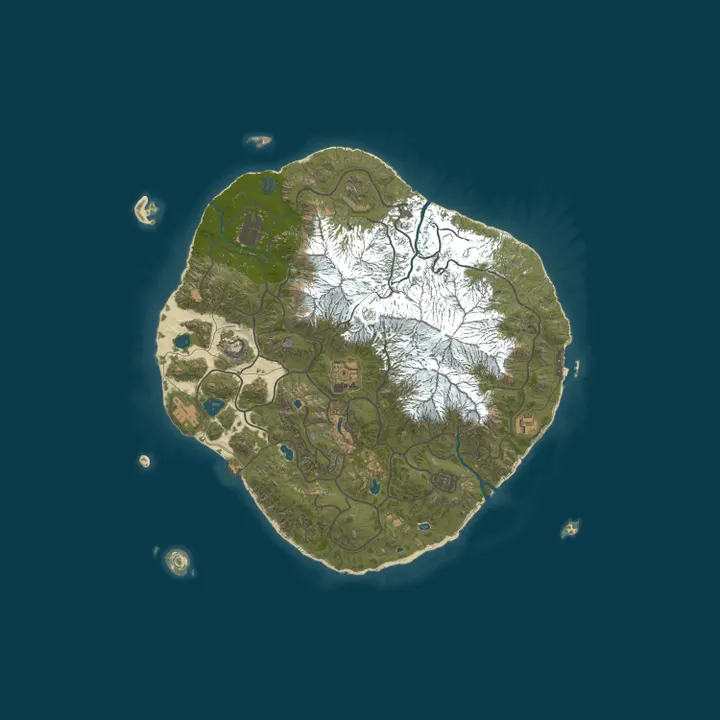Map of VeryGames.com Rust Server