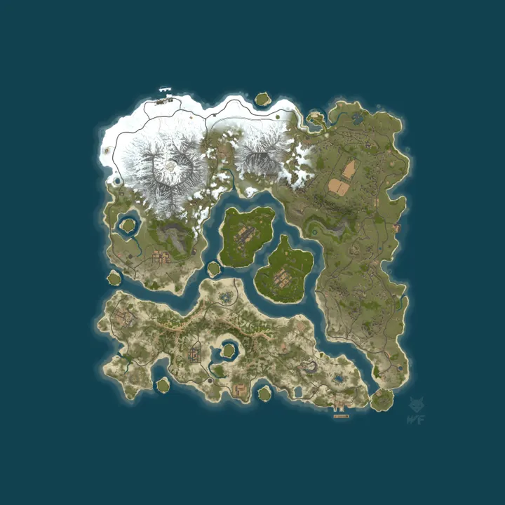 Map of Afterlife Survival Horror PVE 1-5x Events-Raids