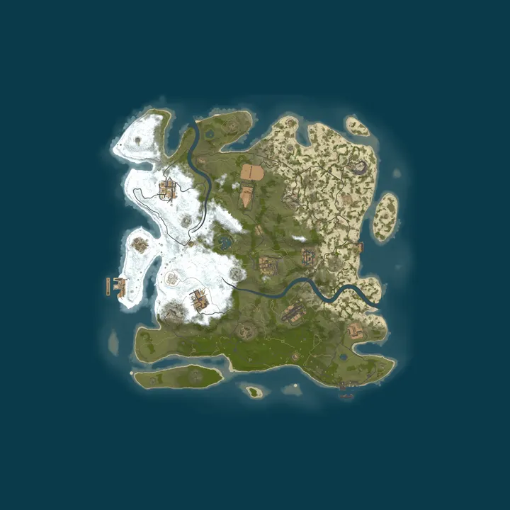 Map of [10/22] Rusty X | Solo | 2x | Noob Friendly