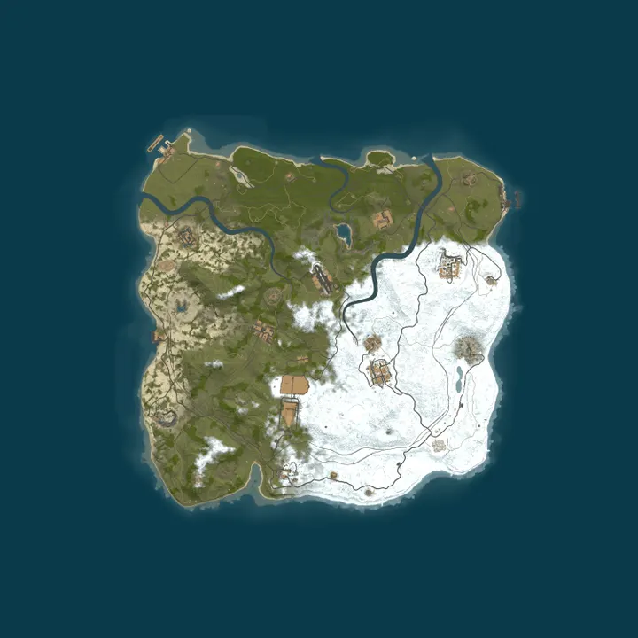 Map of US RENEGADE 2x Monthly | SOLO ONLY | 50% Upkeep | No BP Wipe