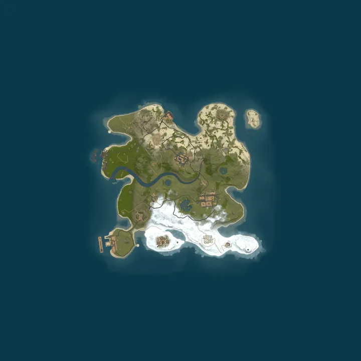 Map of A Rust Server