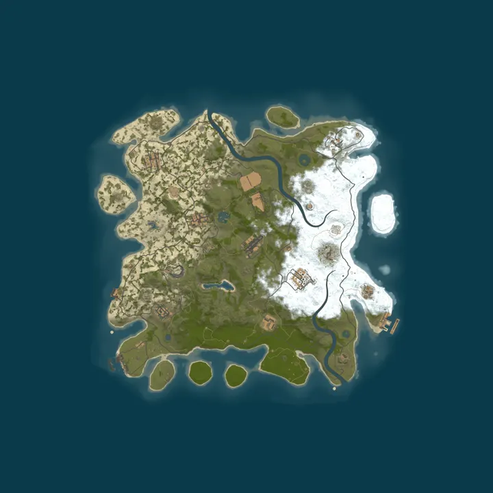 Map of Los pollos locos