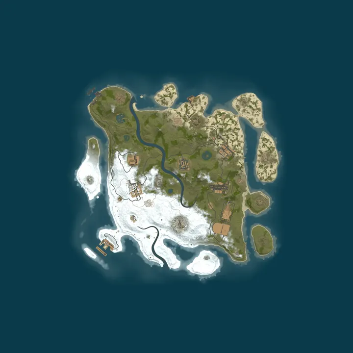 Map of #1 DOZA RUST X20/X50 | MAX5 | LOOT+ | ДЛЯ НОВИЧКОВ