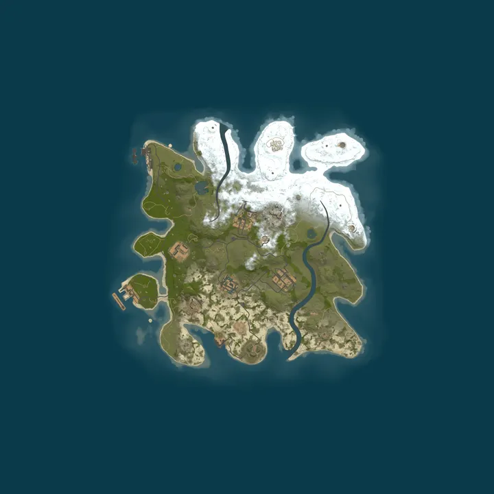 Map of A Rust Server