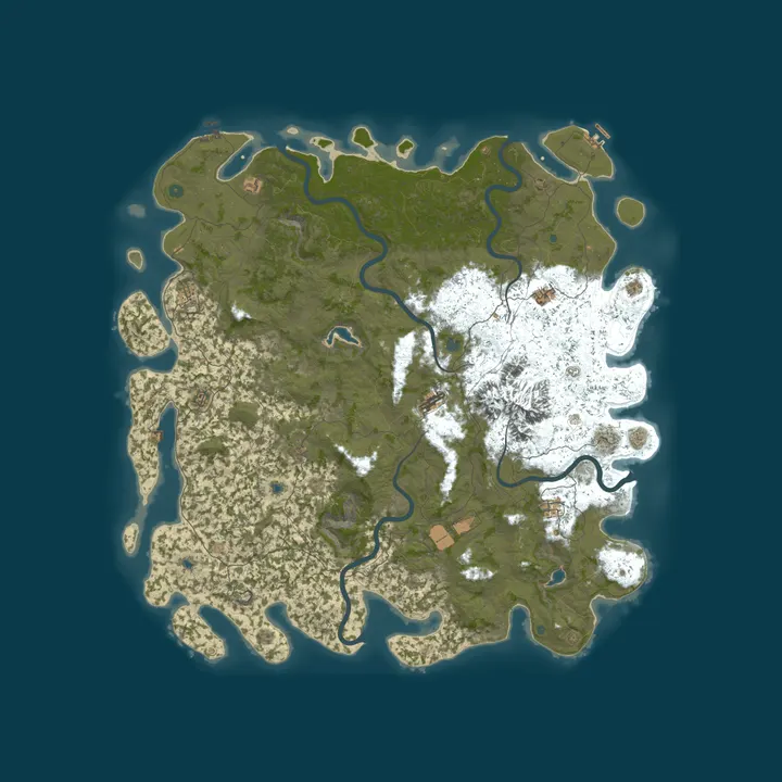 Map of PBK - PvE Only No Rad No Decay