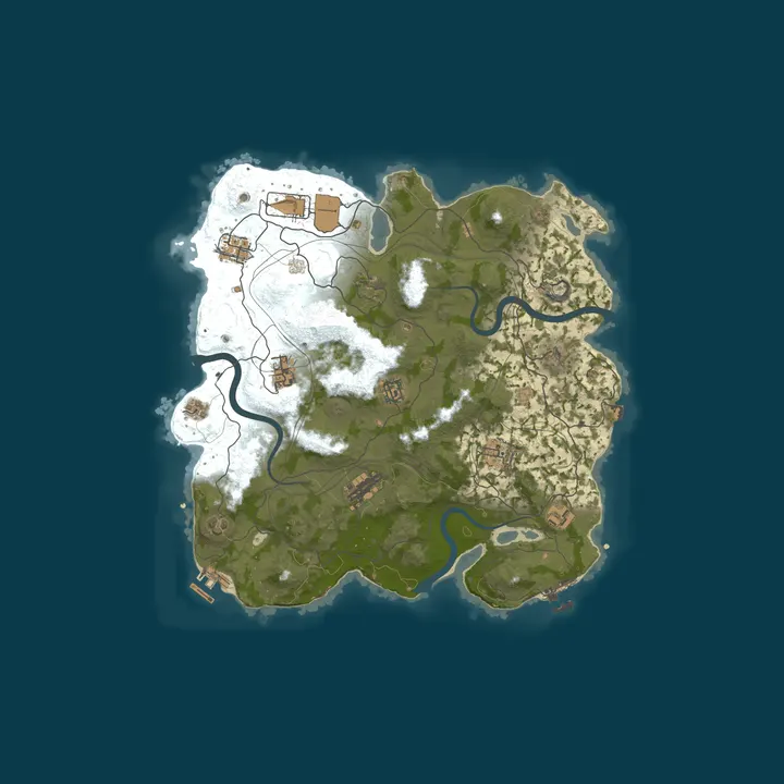 Map of Reddit.com/r/PlayRust - US Small