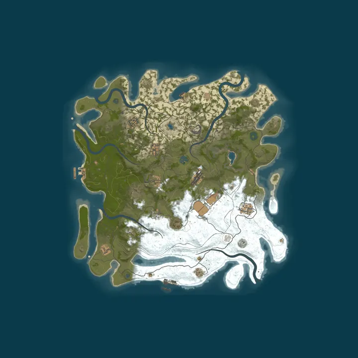 Map of PvE Сервер